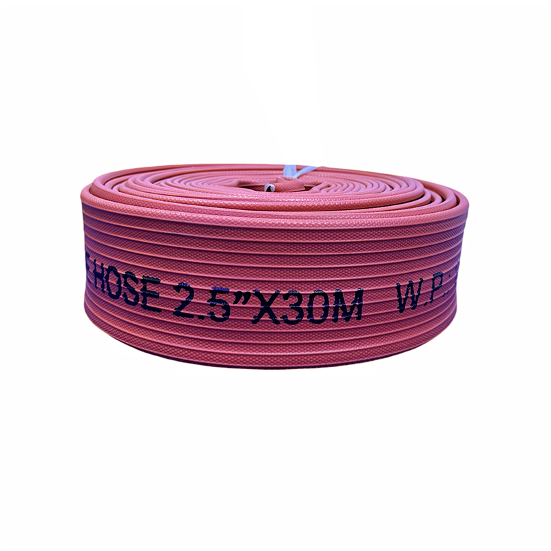 Likas na Rubber Flat Hose - Weatherproof & Abrasion Resistant Para sa Labas